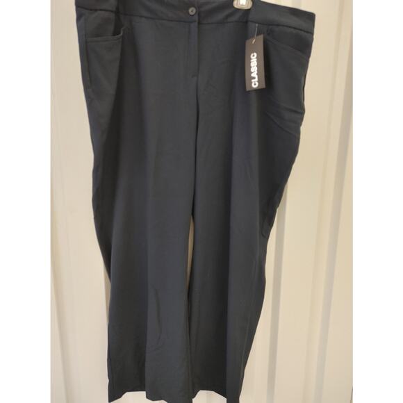 Lane Bryant  Classic Trouser Pants Navy blue Sz 24 NWT - Picture 2 of 5